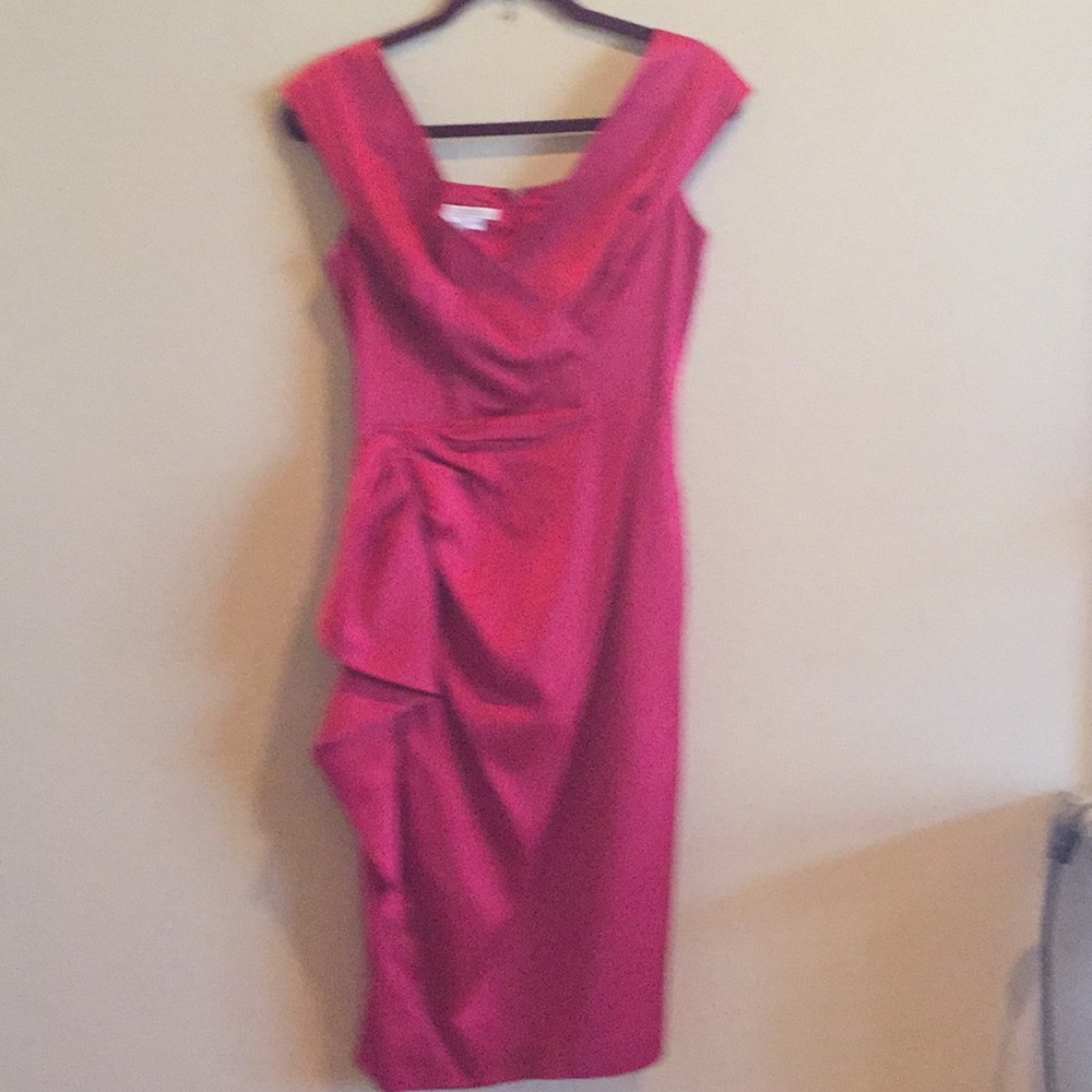 Maggy London Red Dress Size 6